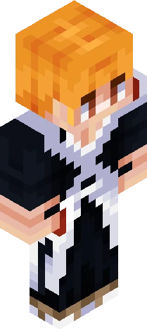 Ichigo Kurosaki (Thousand Year Blood War) - Bleach Minecraft skin preview