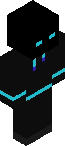 blue Minecraft skin preview