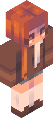 .- pumpkin spice latte - Minecraft skin preview