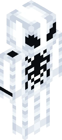 Symbiote Spiderman Minecraft skin preview