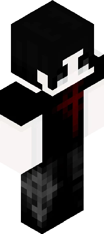 Fixed skull / emo boy Minecraft skin preview