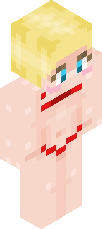 Beach gal Minecraft skin preview