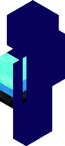 Blue Arctic Fox Minecraft skin preview