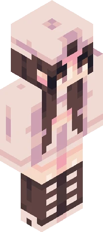 chocolate & cream Minecraft skin preview