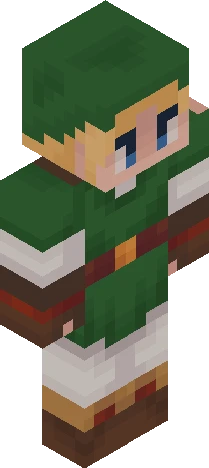 The Hero Clad in Green Minecraft skin preview