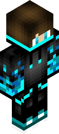 Cyan Gamer 2 Minecraft skin preview