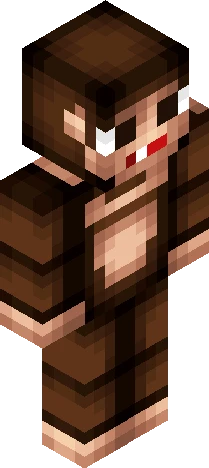 Monkey (Cute) Minecraft skin preview