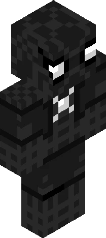 Symbiote suit Spider Man Minecraft skin preview
