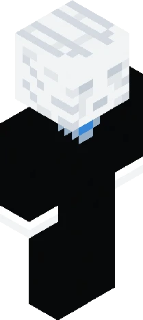 Ghast in suit! Minecraft skin preview
