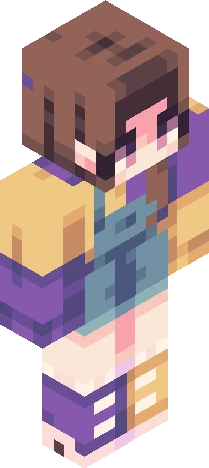 banana grape Minecraft skin preview
