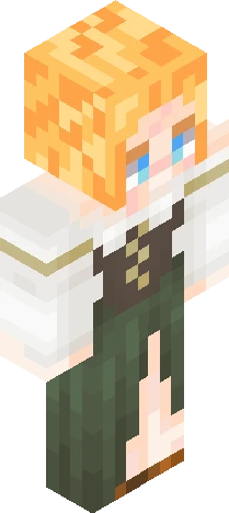 elf blond girl Minecraft skin preview