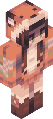 . autumn fox . new video! Minecraft skin preview