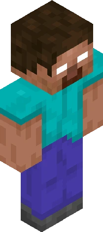 Herobrine Omega Minecraft skin preview