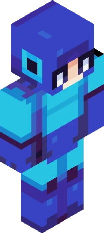 Mega Man Minecraft skin preview