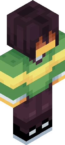Kris deltarune Minecraft skin preview