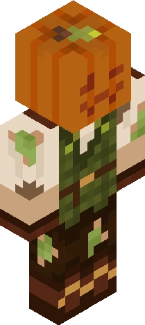 Pumpkin Head Minecraft skin preview
