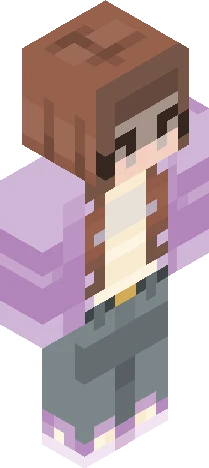 lavender Minecraft skin preview