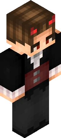 Ruby Vampire Demon Minecraft skin preview
