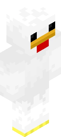 Chicken Minecraft skin preview