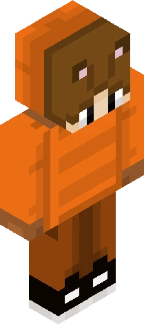 Pumpkin fox boi Minecraft skin preview