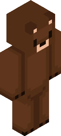 Cute Bear - Base Minecraft skin preview