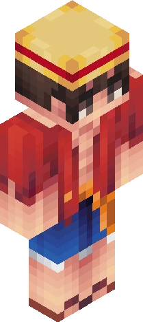 Monkey D. Luffy Minecraft skin preview