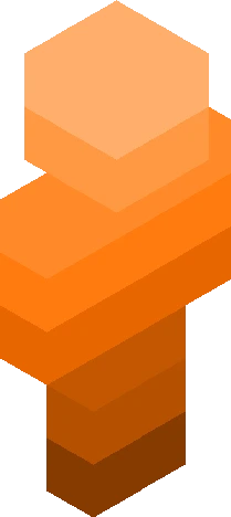 Shades Of Orange Minecraft skin preview