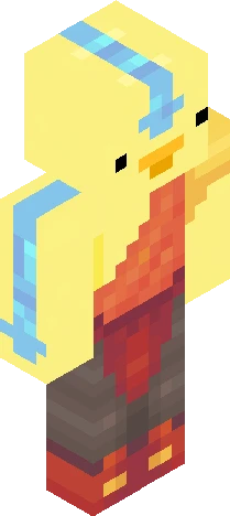 duck aang Minecraft skin preview