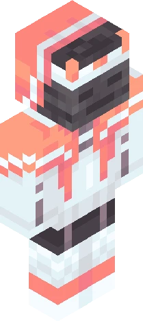 Winter Shawl Wither Skeleton (Red and White) Minecraft skin preview