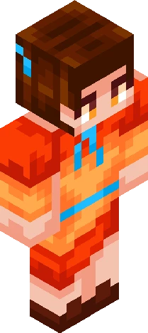 Air bender girl Minecraft skin preview