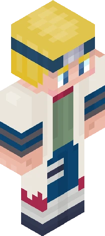 Minato Namikaze // The Yellow Flash of The Leaf Minecraft skin preview