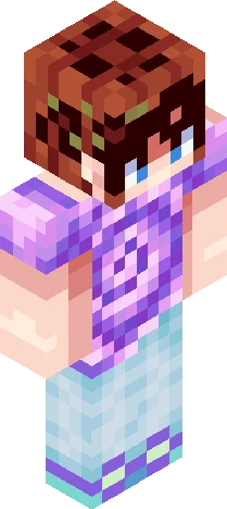 danae purple Minecraft skin preview