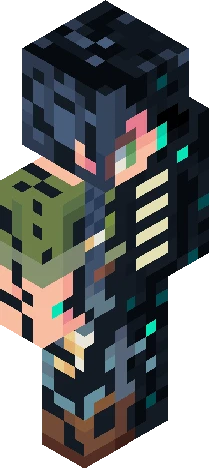 skulk infection Minecraft skin preview