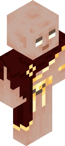 Robed Monk Minecraft skin preview