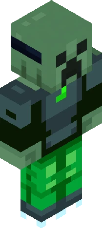 Big player pumpkin rank special Hive style Minecraft skin preview