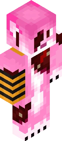 halloween fox Minecraft skin preview