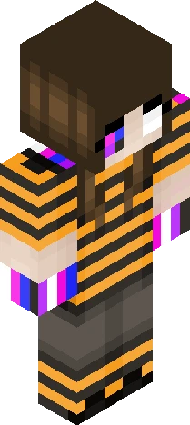 A Halloween skin for Abyss Minecraft skin preview