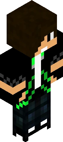 Dark Neon Boy Minecraft skin preview