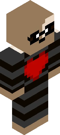 WickedWoofy with a Heart Minecraft skin preview