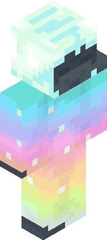 Aurora Cape Inspired Skin Minecraft skin preview