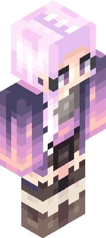Purple Dawn Minecraft skin preview