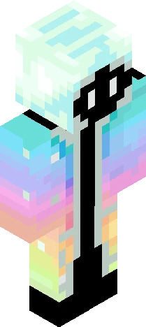Aurora inspired mage Minecraft skin preview