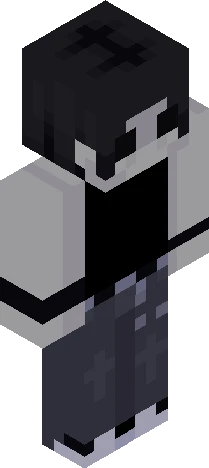 emo boy Minecraft skin preview