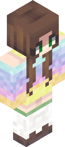 Aurora girl Minecraft skin preview