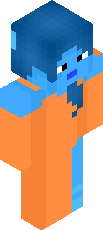 Neelie - Orange Dress - Bow-Tie Minecraft skin preview