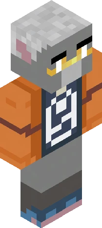 Milly ror Cosplay W/ White Hair Minecraft skin preview