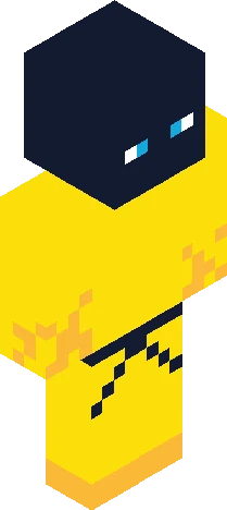 Pacninja electric Minecraft skin preview