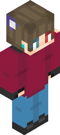 Cozy Red Minecraft skin preview