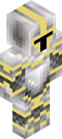 Golden Knight Minecraft skin preview