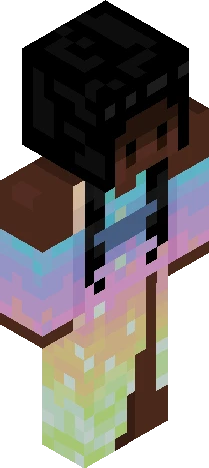 Aurora Cape Dress (Ver 2.1) Minecraft skin preview